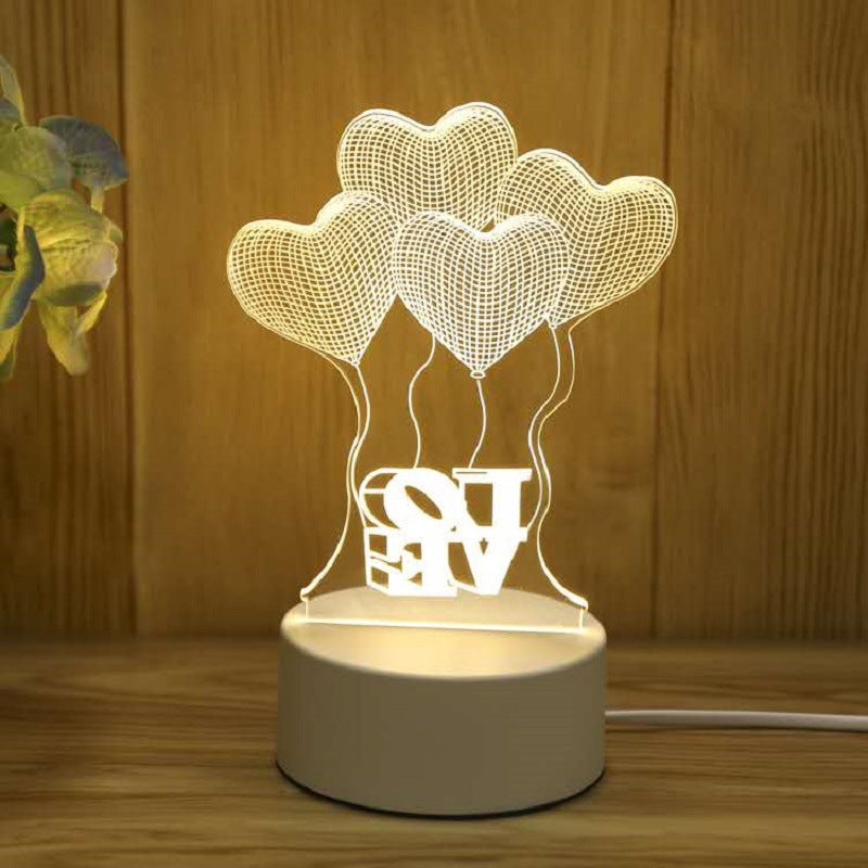 Smart Voice Control 3D LED Night Light