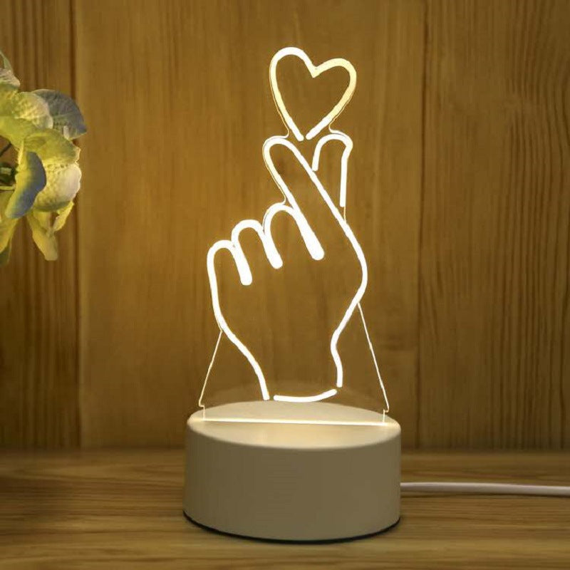 Smart Voice Control 3D LED Night Light