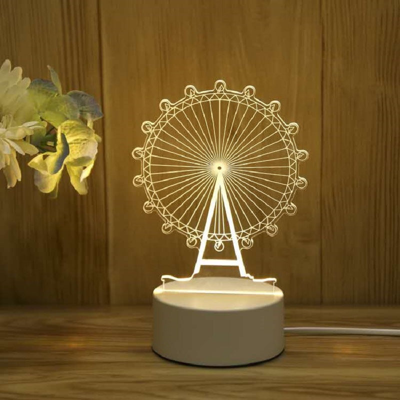 Smart Voice Control 3D LED Night Light