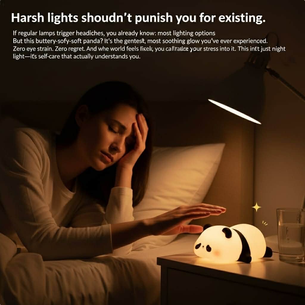 Cute Panda Night Light