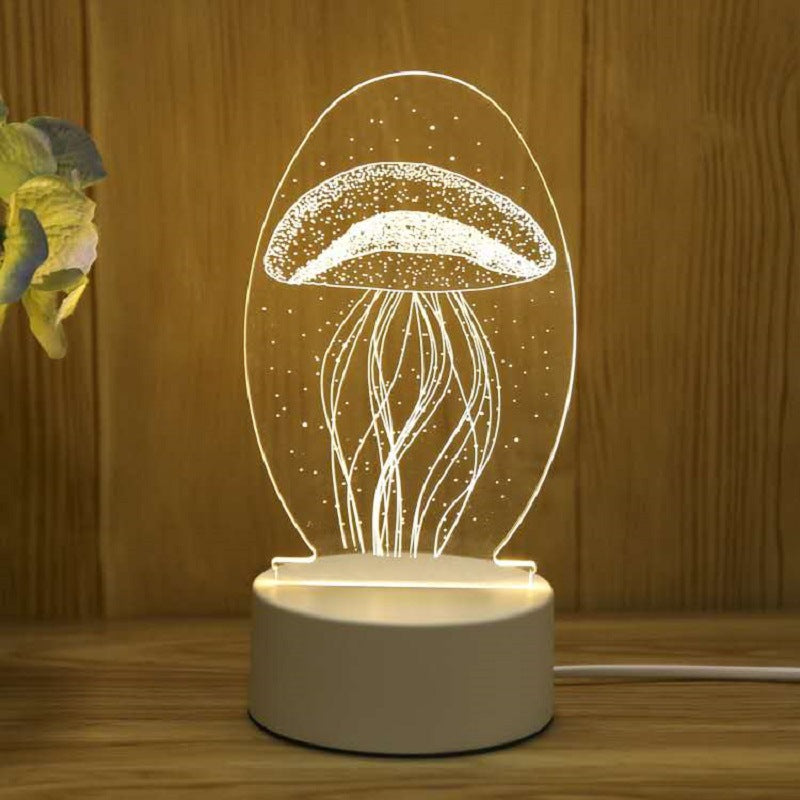 Smart Voice Control 3D LED Night Light