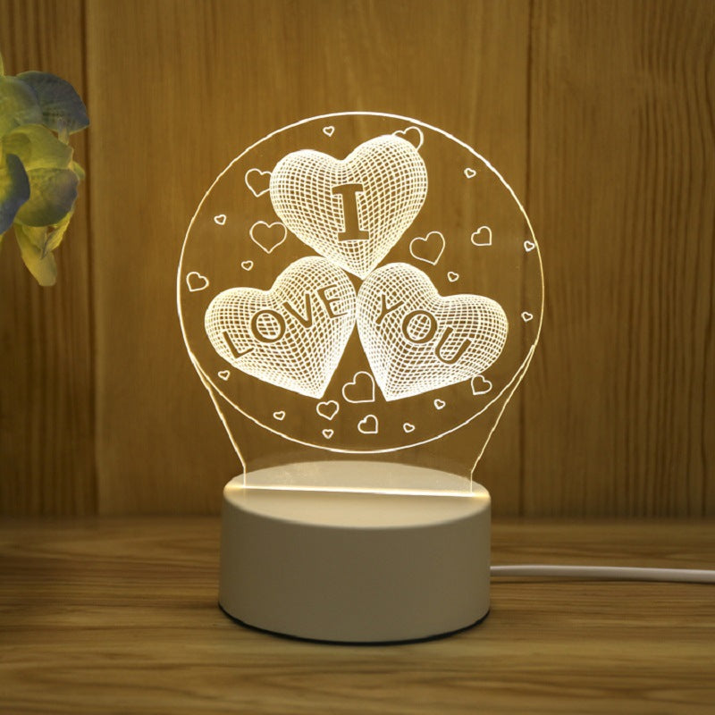 Smart Voice Control 3D LED Night Light