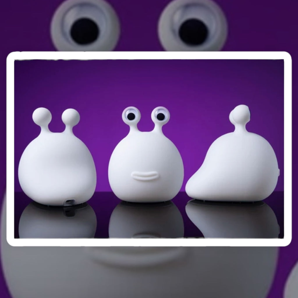 Slug Light – Tap-Activated Soft Glow Night Lamp for Desk or Shelf Decor