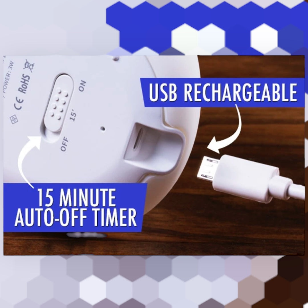 Slug Light – Tap-Activated Soft Glow Night Lamp for Desk or Shelf Decor