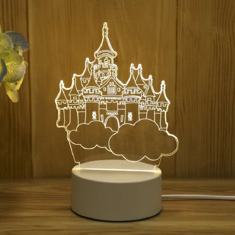 Smart Voice Control 3D LED Night Light