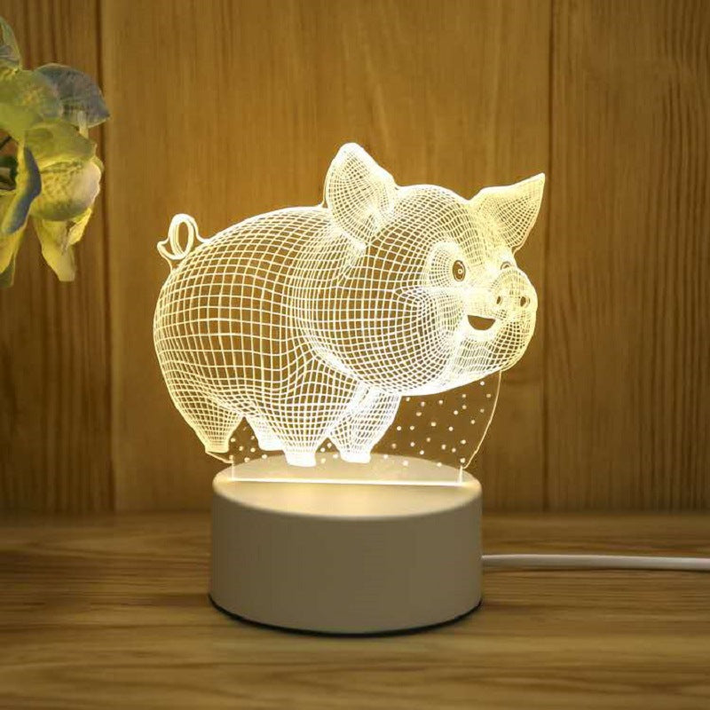 Smart Voice Control 3D LED Night Light
